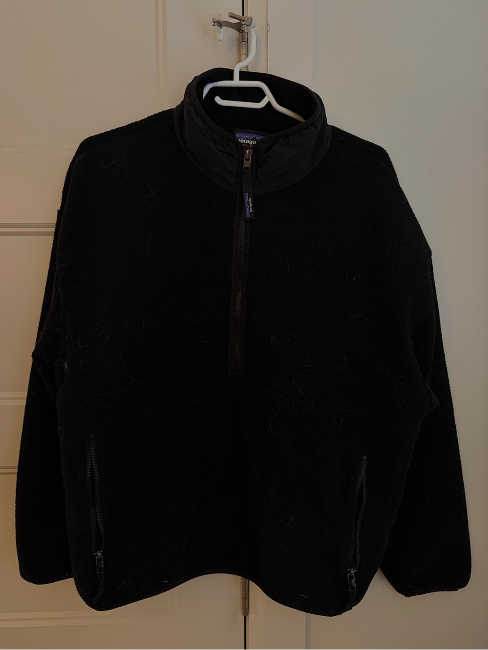 Patagonia Black Half-Zip Fleece Pullover
